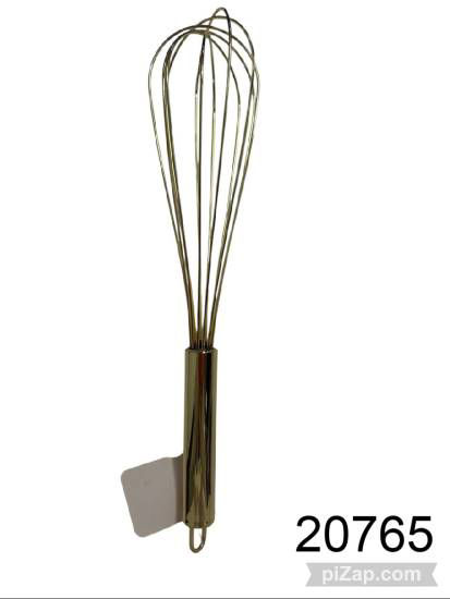 Imagen de BATIDOR DE ACERO DORADO 30CM 3.26